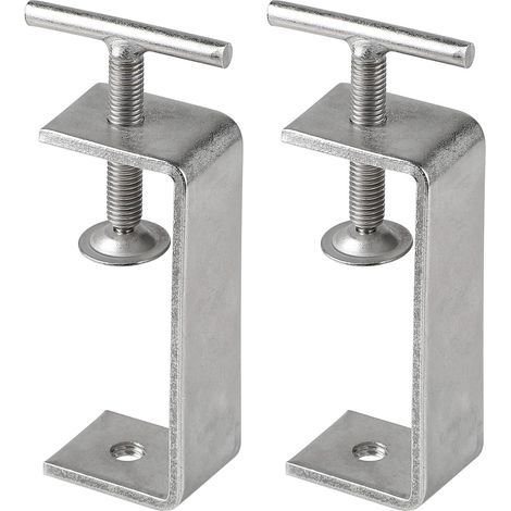 C-Klemme – 53–93 mm – Edelstahl – 2 Stück – Modern (1/5)