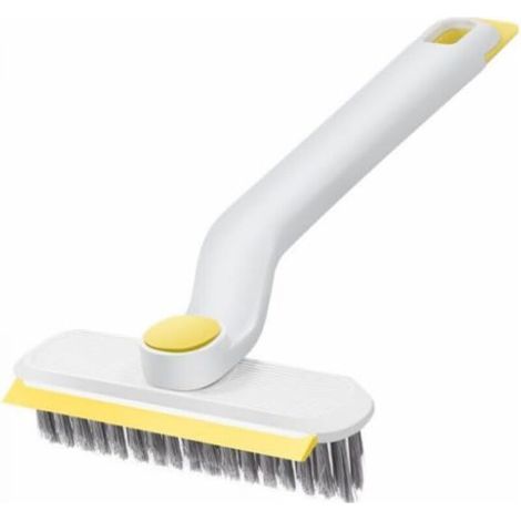 Multifunctional rotating cleaning brush with tweezers, corner cleaning tool for kitchen, bathtub, toilet and floor