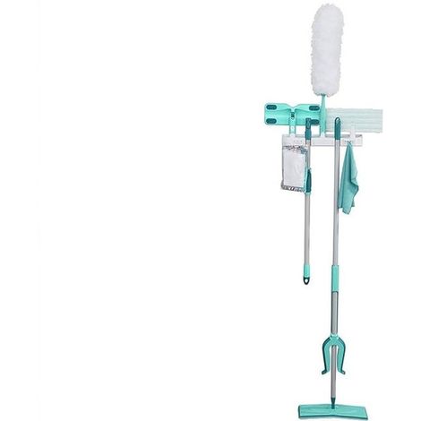 Leifheit Click System espositore con 73 accessori assortiti per la pulizia, codice 00923