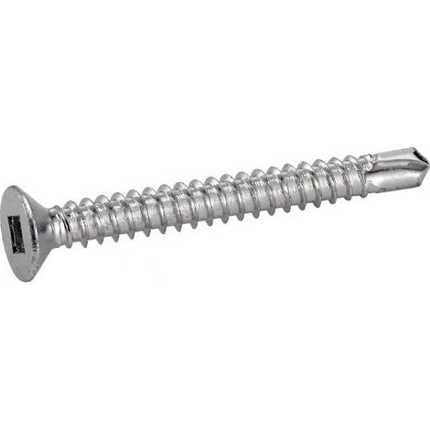 Vis auto-perceuse ACTON tête fraisée carrée zinguée DIN 7504O 4,8 x 50 mm Boîte de 250 (1/3)