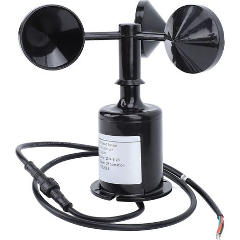 Anemómetro profesional de alta precisión de 3 copas para la industria y la agricultura, 9–30 V (1/5)