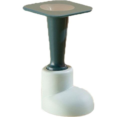 Butée de porte murale - Butée de porte en silicone - Butée de porte anti-collision à ventouse pour le bas de porte, modèle 3 (1/5)