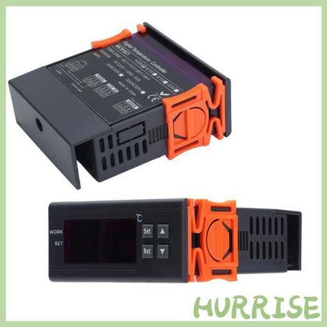 Contrôleur De Température - LCD Numérique - Plage -50 À 110 ℃ - Pour Réfrigérateurs Réservoirs Chaudières - 1 Pièce (1/5)