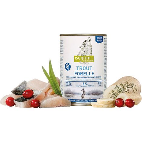 Alimentazione umida - Isegrim Pesce - 400 g - 75% di umidità - Per gatti adulti (1/2)