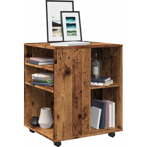 Rollschrank Altholz-Optik 60x53x72 cm Holzwerkstoff