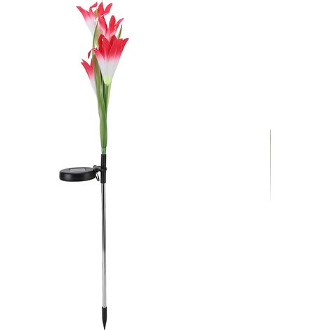 Wasserdichte, blumenförmige Solar-Gartenleuchten (1/5)