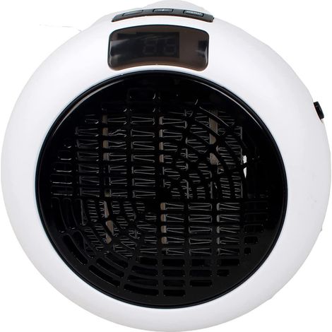 Chauffage électrique portable compact pour bureau maison hiver, ventilateur table réchauffant rapide, 3 vitesses, 400W, silencieux. (1/5)