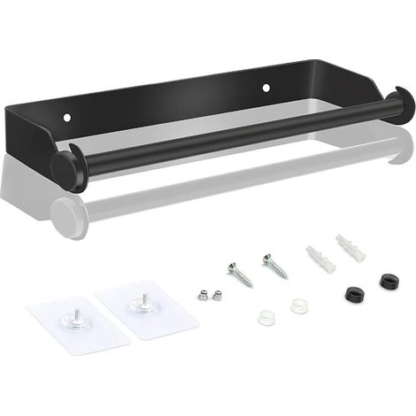 Kitchen Paper Towel Holder Wall Mounted Kitchen Paper Towel Holder Stainless Steel Kitchen Paper Roll Holder for Kitchen Bathroom Cupboards (1/5)