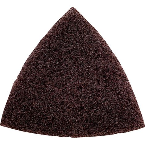 Non-tissé abrasif auto-agrippant P 280, corindon brun, pour ponceuse à patin triangulaire metabo