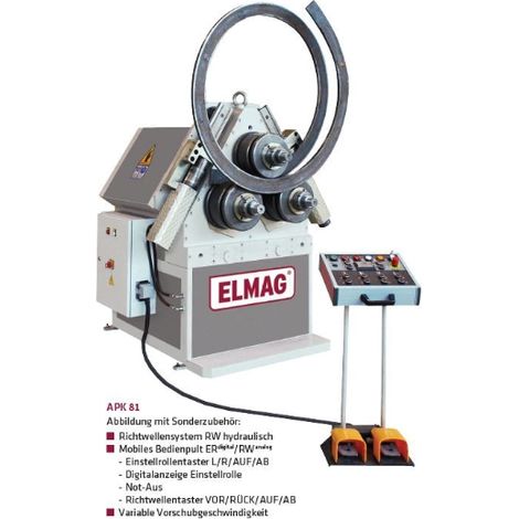Machine à pliage de bagues hydraulique APK 81