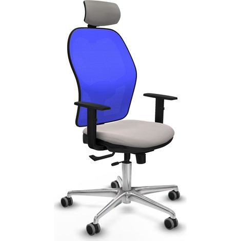 Sedia da ufficio piqueras y crespo Jorquera bianco schiuma iniettata (1/2)