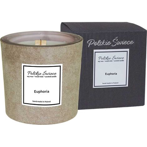 HEVY SKIN CANDLE BEIGE EUPHORIA BLACK