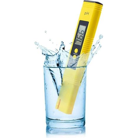 Medidor de pH portátil con bolígrafo de pH autocalibrante PH02 Medidor de valor de pH con pantalla digital Bolígrafo de detección de pH (1/5)