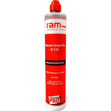 Mousse intumescente COUPE-FEU 2H (EI120) 2,6 litres - Ram (1/2)