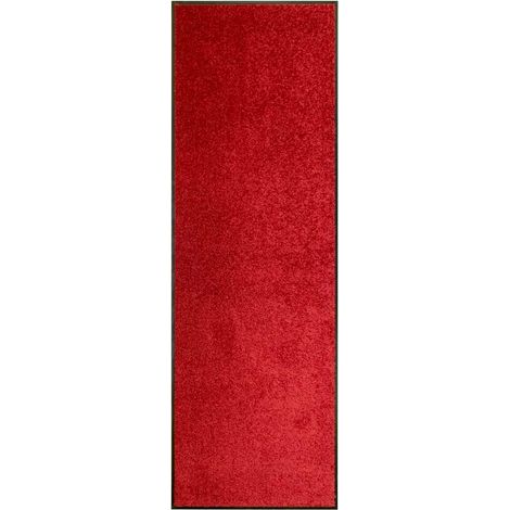 Fußmatte Waschbar Rot 60x180 cm vidaXL