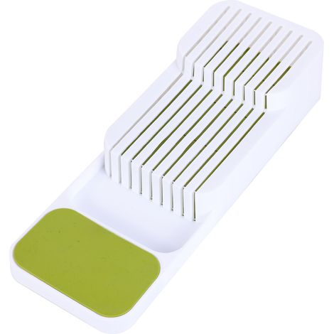 Porte-couteaux de cuisine, support multifonction pour couverts et ustensiles, organiseur de tiroir, plan de travail, pour cuisine domestique (1/5)