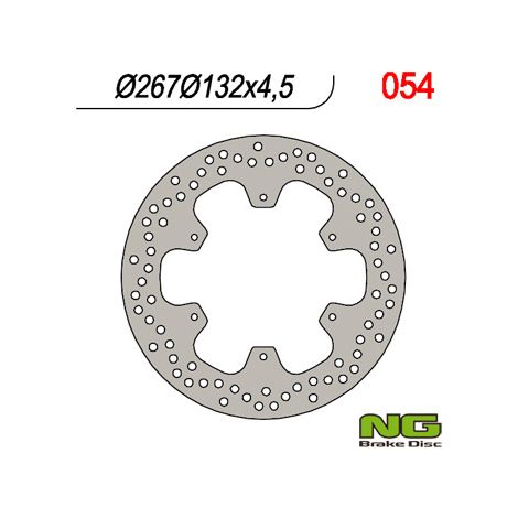 Disco freno anteriore NG Yamaha XT 600 1985-1994 267mm 4.5mm