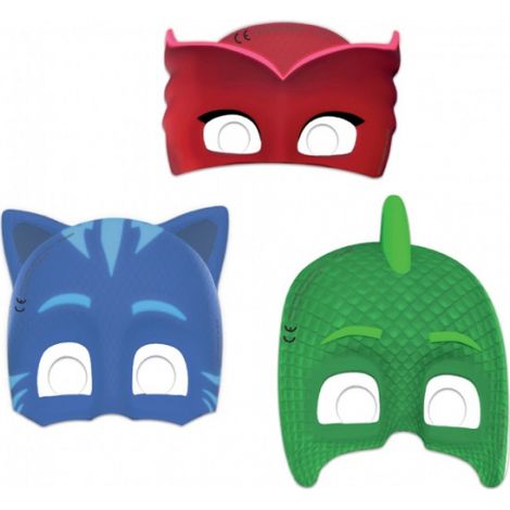 PJ Masks Papiermasken, 6 Stück.