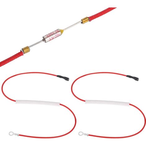 2Pcs Fusible Thermique Universel 100°C 10A 250V Fusible Thermique (1/5)