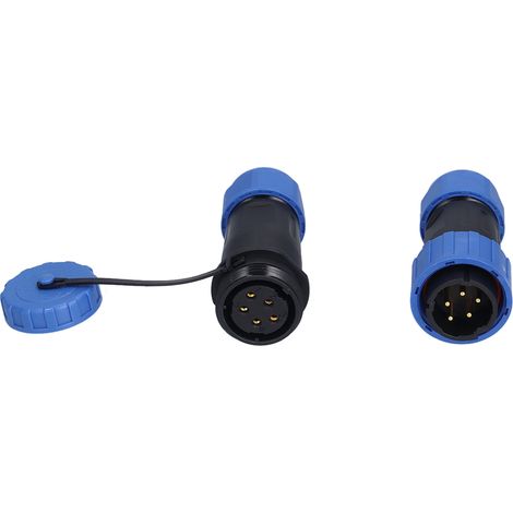 IP68 wasserdichter, mehradriger, lötfreier Stecker/Buchse für Luftfahrtanwendungen, 5-adrig (1/5)