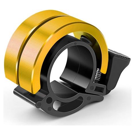 Campanello per bicicletta Dailygoods, 90 dB, lega di alluminio, forma a Q, impermeabile, leggero, diametro interno 22,2-22,5 mm, campanello piccolo per bicicletta (1/5)