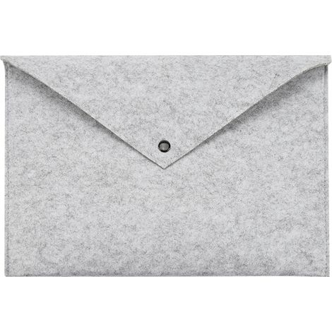 Dossier En Feutre A4 - Organisateur De Documents Gris - Pour Bureau Et Travail - 1 Pièce (1/5)