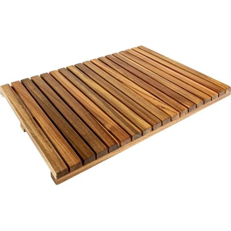 5Five Simply Smart – Caillebotis en bois acacia 36x53cm – Forme rectangulaire – Pour espaces extérieurs – Résistant aux intempéries