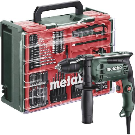 Metabo SBE 650 Set 2 rapporti-Trapano a percussione 650 W