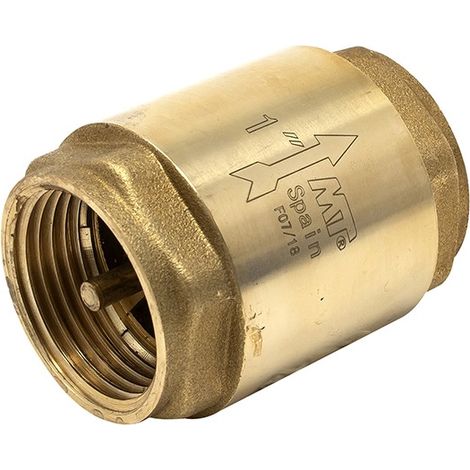 VALVOLA DI RITEGNO LEGGERA C/OTTURATORE IN METALLO H-H - 1 1/2''
