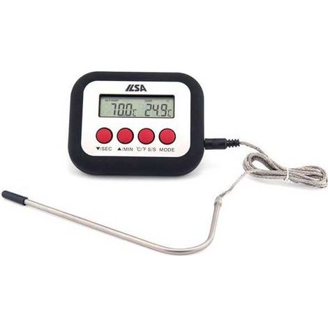 Termómetro Digital de Cocina con Sonda 80 Ilsa