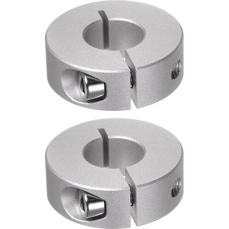 2pcs Bague de Réglage Bague Arrêt d'axe Butée Arbre Collier Diviser 15mm Alésage Aluminium Alliage, 35mm OD, 12mm Largeur pour Roue Brouette Pont Boîte Vitesses Anodisation (1/5)