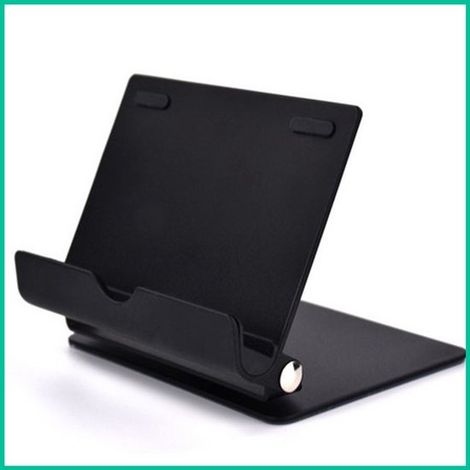 Supporto universale in alluminio girevole a 360 gradi per tablet e telefono, supporto da tavolo in alluminio multifunzionale. (1/4)