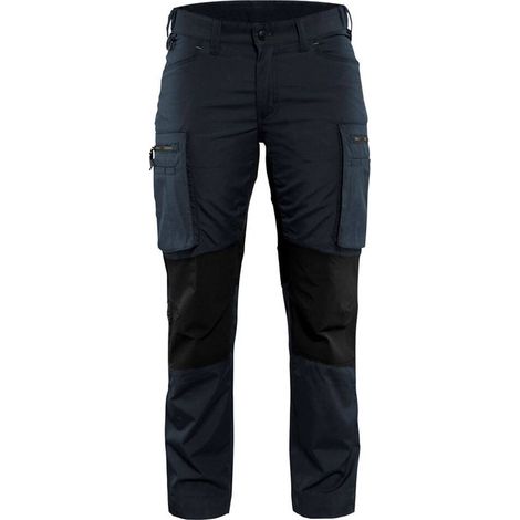 Pantaloni da lavoro maintenance stretch donna 7159 - Blu scuro/Nero 2XL - FR(52) - SE(C50) - Standard (1/5)