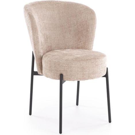 Silla Houston 2034, Beige, 80x55x66cm, Tapiz, Metálico (1/5)