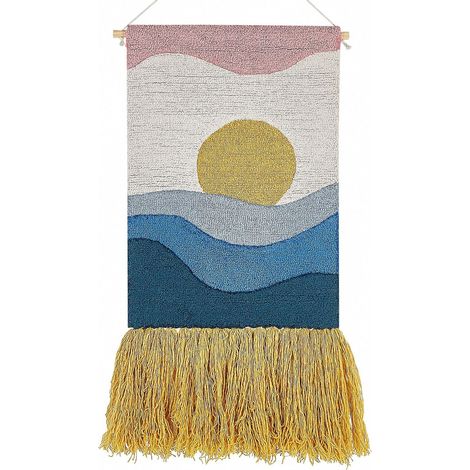 Decorazione da parete cotone multicolore 45 x 90 cm boho Hasilpur (1/5)