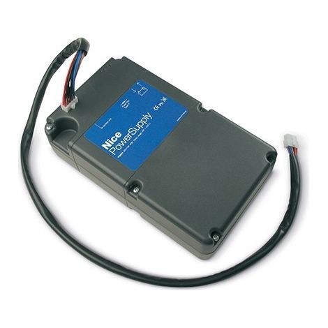 Nice – Batterie pour motorisation de portail 24V – PS324 – Chargeur intégré pour moteurs 24Vcc – Idéale pour usage professionnel (1/4)