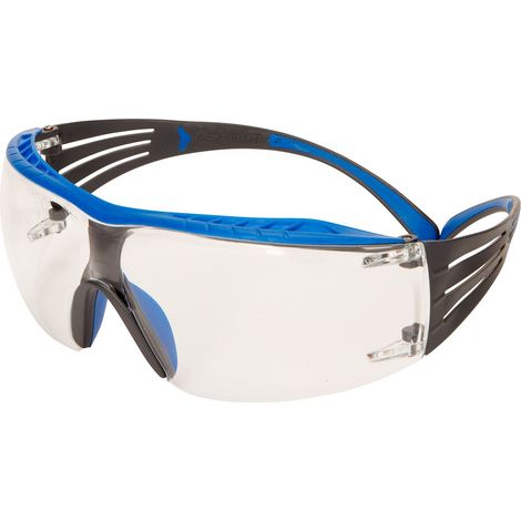 3M SecureFit SF401XSGAF-BLU Occhiali di protezione antiappannante Blu, Grigio (1/5)