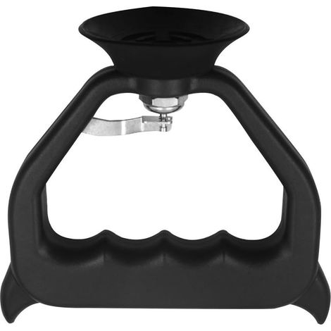 Ventouse pour réparation de bosses de voiture, poignée pour carrosserie, porte et capot, outil de débosselage qui protège la peinture pour voiture, camion et camping-car ABS noir (1/5)