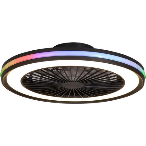 Deckenventilator mit Licht 60W RGB DC Motor Fernbedienung (1/5)