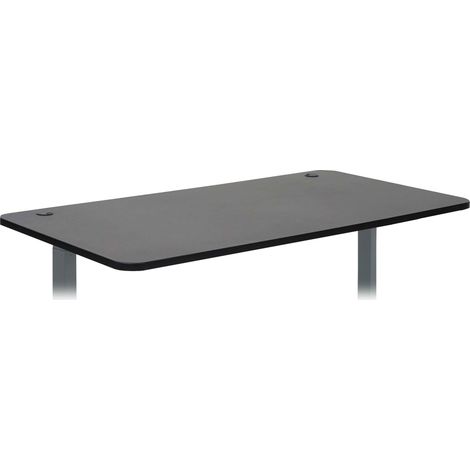 [NEUWERTIG] Tischplatte HHG-769 für Schreibtische, Schreibtischplatte, 160x80cm MVG-zertifiziert schwarz (1/5)