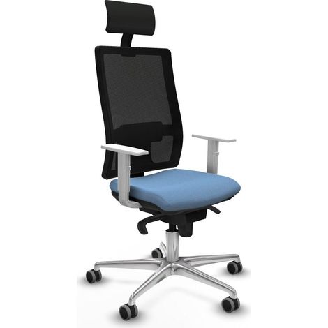 Piqueras y Crespo Horna silla de oficina blanca cómoda (1/3)