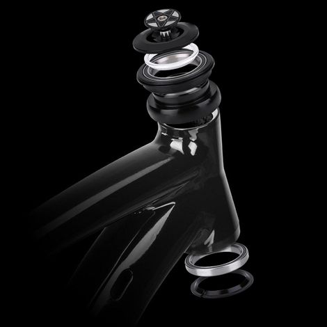 Jeu de direction à roulements externes pour cadre vélo tube droit 44mm, pièce détachée cycle. (1/5)