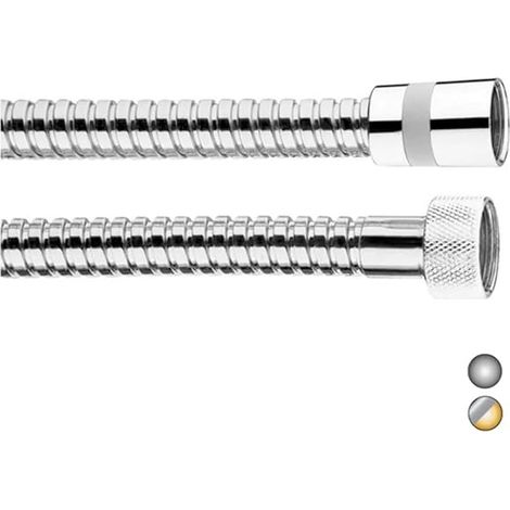 FLESSIBILE IN OTTONE DOPPIA AGGRAFFATURA BOSSINI Cromato 150 cm (1,5 mt)