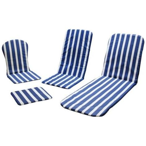 FPLUS playa cojin cuadrado (4 und) azul-blanco 38x42x1.5cm 10405 (1/3)