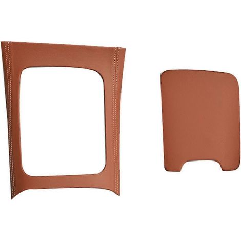 Coussinet décoratif en polyuréthane pour panneau de commande central GLC-Class X254 GLC300L 2023-2024, marron pierre (1/4)