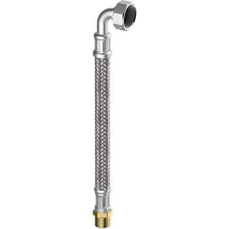 Flamco Meiflex Panzerschlauch Heizung 1 Zoll AG x 1" Bogen, 700 mm, M4327.0134.70 (1/2)