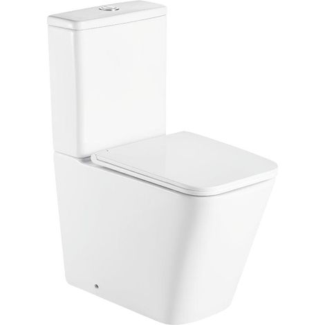 Modernes Stand-WC Keramik PISA niedriger Spülkasten (1/5)