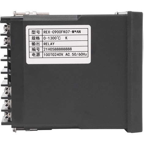 Régulateur de température numérique PID avec sortie relais pour thermomètre, 100-240 V CA (1/5)