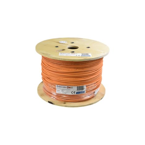 Efectis ET2000SH – Kabeltrommel mit 500 m Elektrofeuerkabel CR1C1 2x1,5² ohne Sicherung – Farbe: Orange