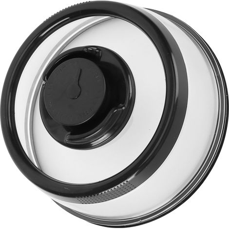 Couvercle pour appareil de mise sous vide avec film de conservation de la fraîcheur, pour la cuisine (noir) (1/5)